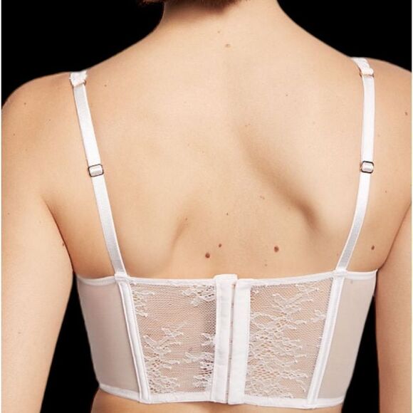 Victoria’s Secret DREAM ANGELS Unlined Lace-Up Corset Top in the Size Large - Picture 7 of 7